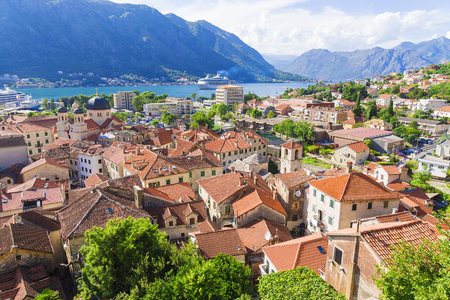 The town of Kotor. Montenegroのeditorial素材
