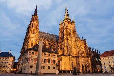 Church of St. Vitus Cathedral in Prague. Czech Republicのeditorial素材