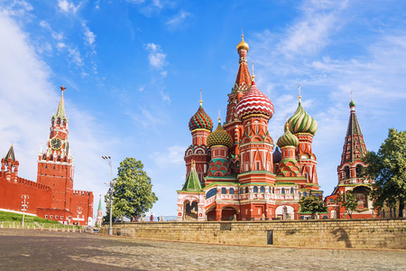 St. Basil's Cathedral in Moscowのeditorial素材