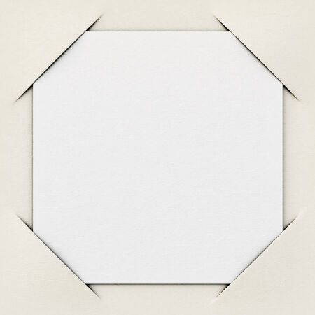 vintage page with places for photo.の写真素材