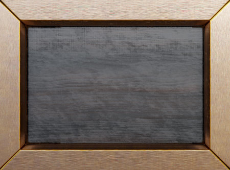 old wooden frame blackboard, menu board. isolated on white. 3d rendering.