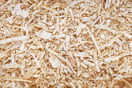 Surface covered with lots of wood chipsの写真素材