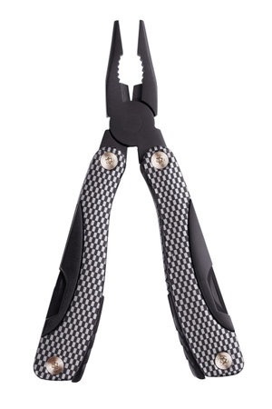 Folded in the form of convertible pliers, knife, screwdriver, saw, bottle opener