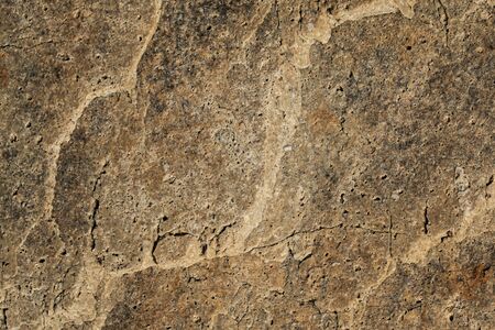 Cut stone with a lot of small cracksの写真素材