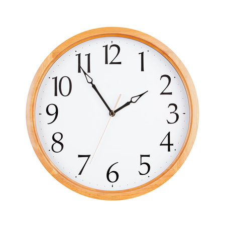 Five to two on a round dial