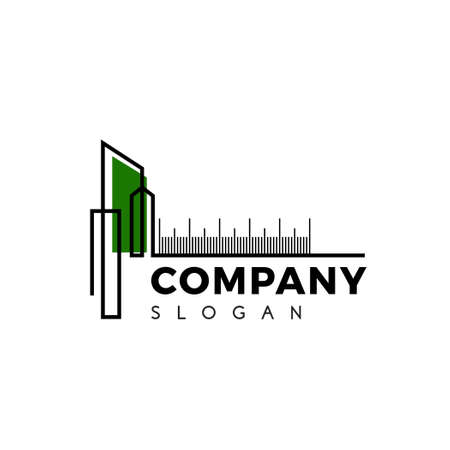 building logo templateのイラスト素材