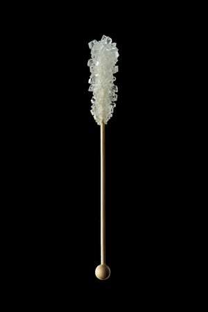 caramel candy sugar on a stickの写真素材