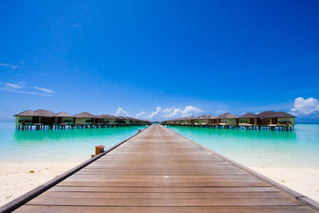 Beach bungalowの写真素材