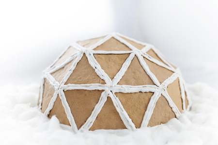 Gingerbread dome houseの写真素材