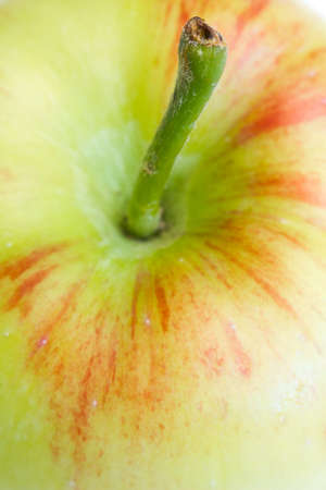 Macro image of organic applesの写真素材