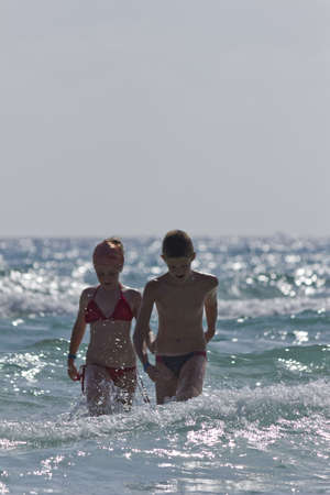 Children s activities at seaの写真素材