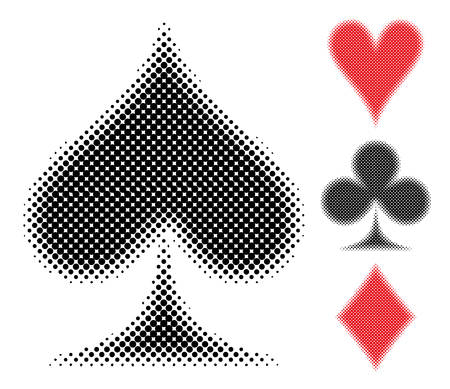 Symbol of playing cards illustrationのイラスト素材