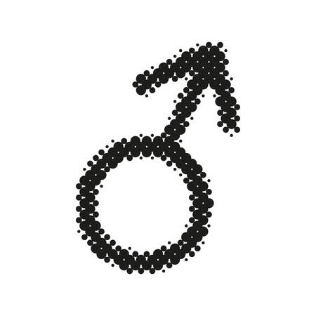 Gender sign image illustrationのイラスト素材