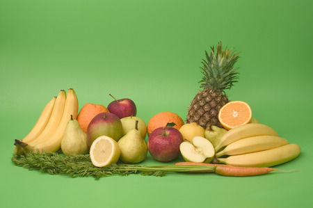 fresh fruits and vegetablesの写真素材