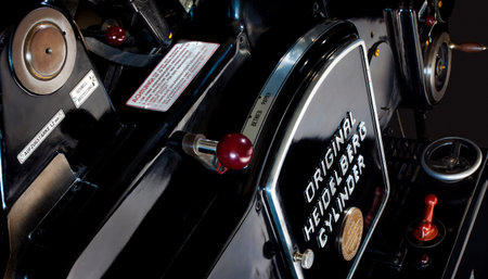an original old printing machine