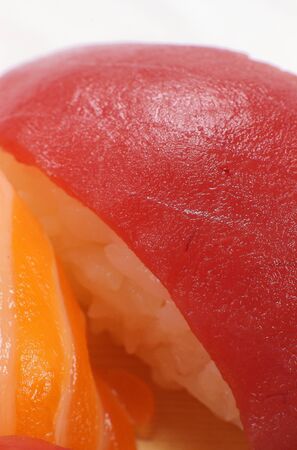 a tuna sushiの写真素材
