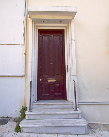 elegant house door, Athens  Greeceのeditorial素材