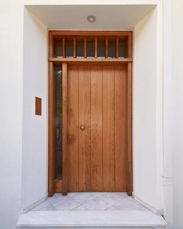 elegant house door, Athens  Greeceのeditorial素材