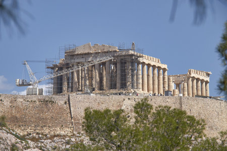 Parthenon, Athens Acropolis Greeceのeditorial素材