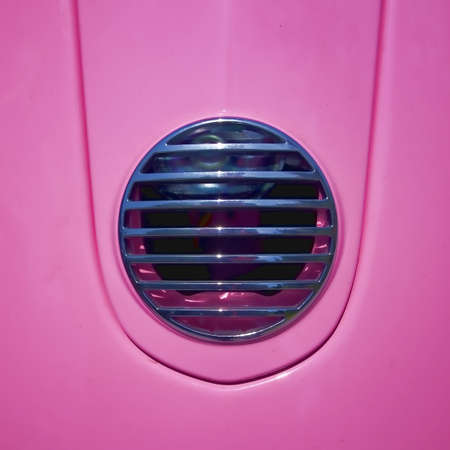 pink scooter detailの写真素材