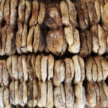 dried figs closeup, tasty backgroundの写真素材