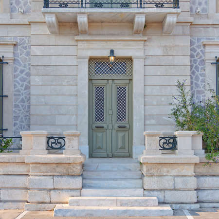 elegant house entranceの写真素材