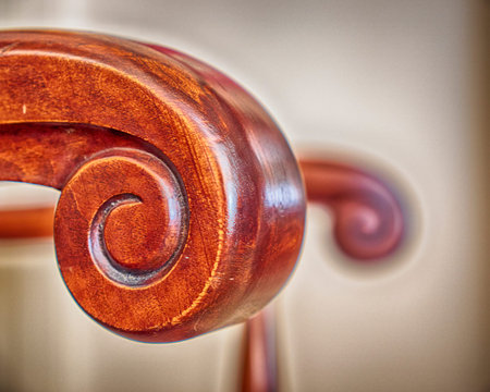 handmade solid wood armchair detail