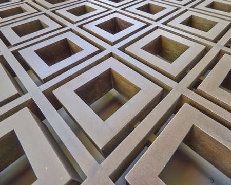 3d metallic abstract pattern, strong bokehの写真素材