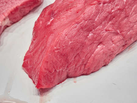 fresh raw meat closeupの写真素材