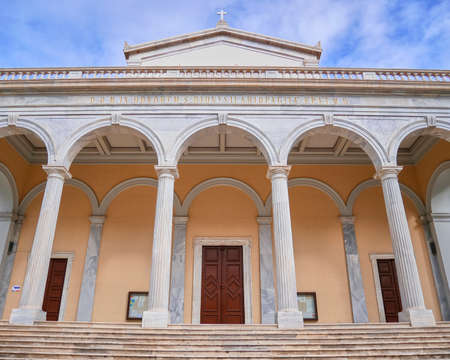Athens Greece St. Dionysii Areopagite Catholic Cathedralの写真素材