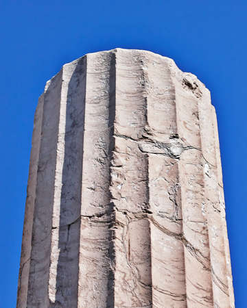 Ancient Greek column detailの写真素材