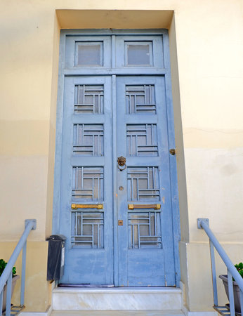 contemporary house entrance door