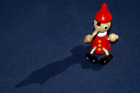 Wooden puppet の写真素材