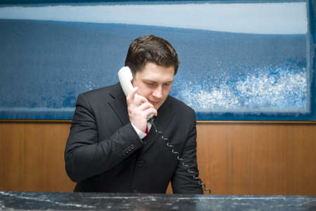 Hotel receptionistの写真素材