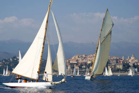 Classic yacht regattaの写真素材