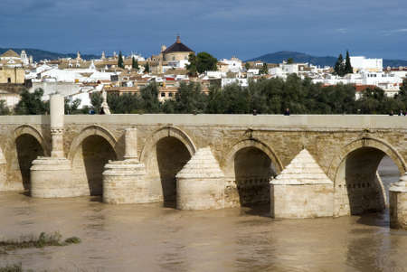 The Roman bridge of Cordoba, Spainの写真素材