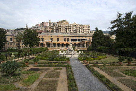 Genoa, Italy  September 19, 2012: Villa of the Princeのeditorial素材