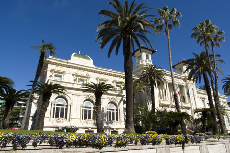 Sanremo Municipal Casino, Italyのeditorial素材