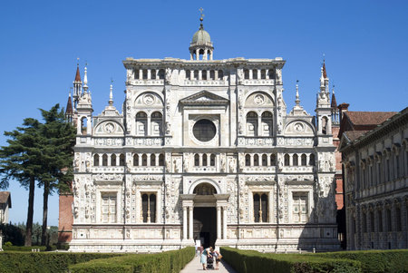 Certosa di Pavia  Italian monasteryのeditorial素材
