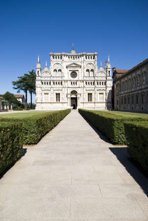Certosa di Pavia  Italian monasteryの写真素材