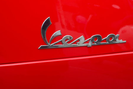 Vespa Italian scooter logo