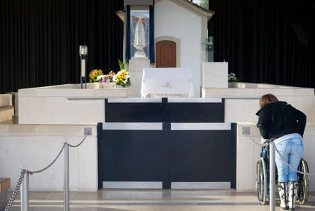 Sanctuary of Our Lady of Fatima  Portugal のeditorial素材