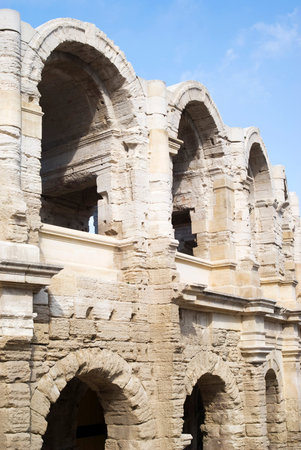 Amphitheater of Arles  Arcadesの写真素材