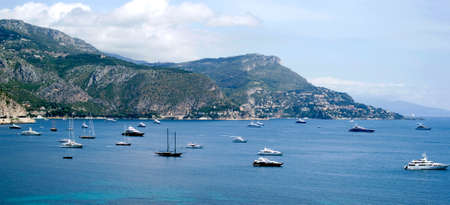 Bay of Villefranche, French Rivieraの写真素材