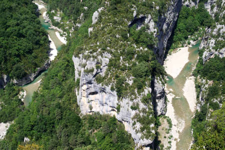 The Verdon Gorge, south-eastern Franceの写真素材