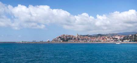 Imperia  Coastal city in the region of Liguria, Italyの写真素材