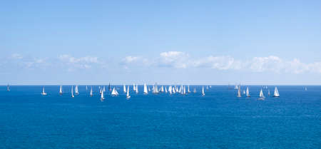 Classic yacht regattaの写真素材