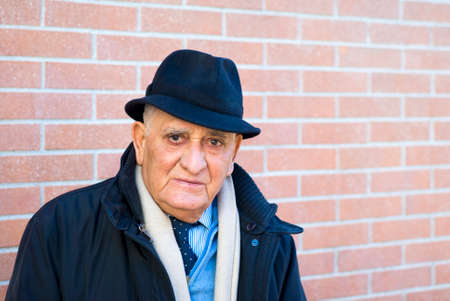 Senior man 80 years, Portraitの写真素材