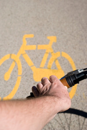 Bike signの写真素材