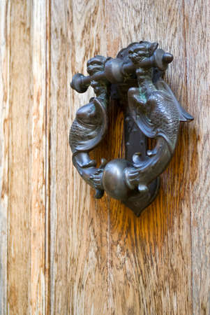 Old door knockerの写真素材